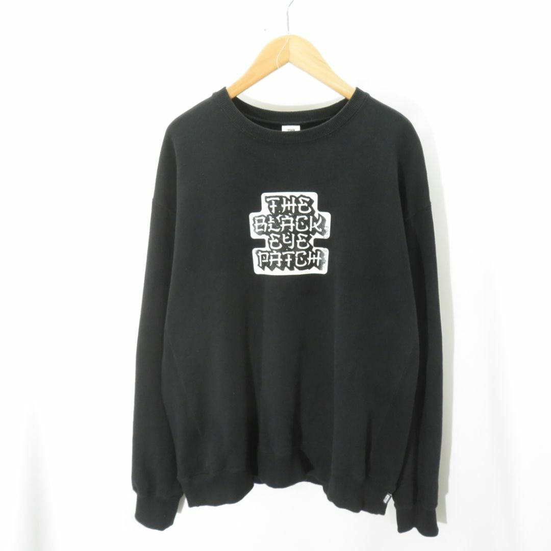  BLACK EYE PATCH 23aw KANJI LABEL TYPE FACE CREW Size-XL  メンズのトップス(パーカー)の商品写真