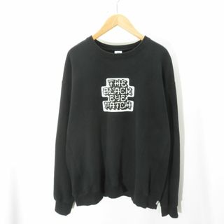  BLACK EYE PATCH 23aw KANJI LABEL TYPE FACE CREW Size-XL (パーカー)