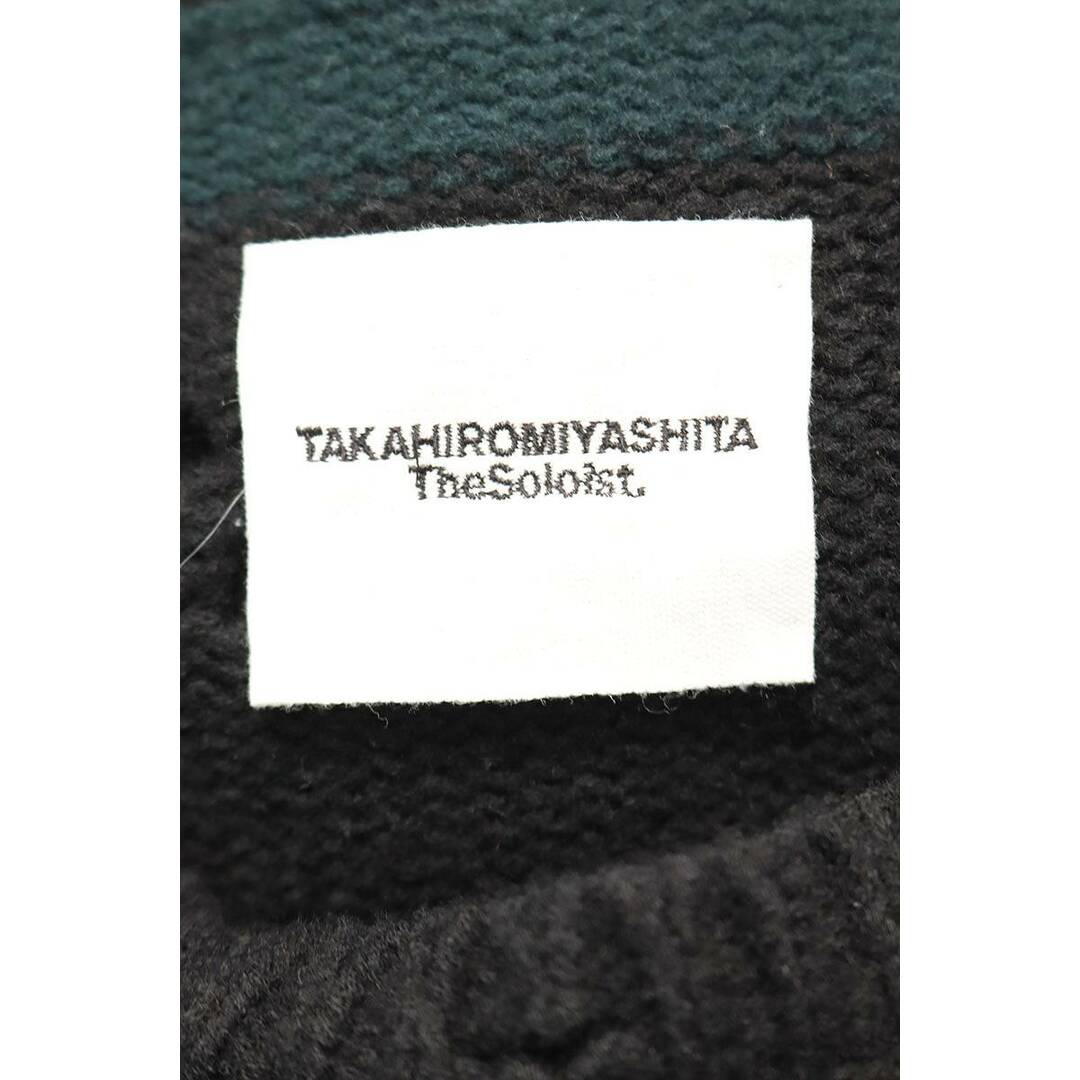 タカヒロミヤシタザソロイスト TAKAHIROMIYASHITA TheSoloIst  16AW  sk.006AW16 カシミヤブレンドボーダーグランジニット メンズ 52 メンズのトップス(ニット/セーター)の商品写真