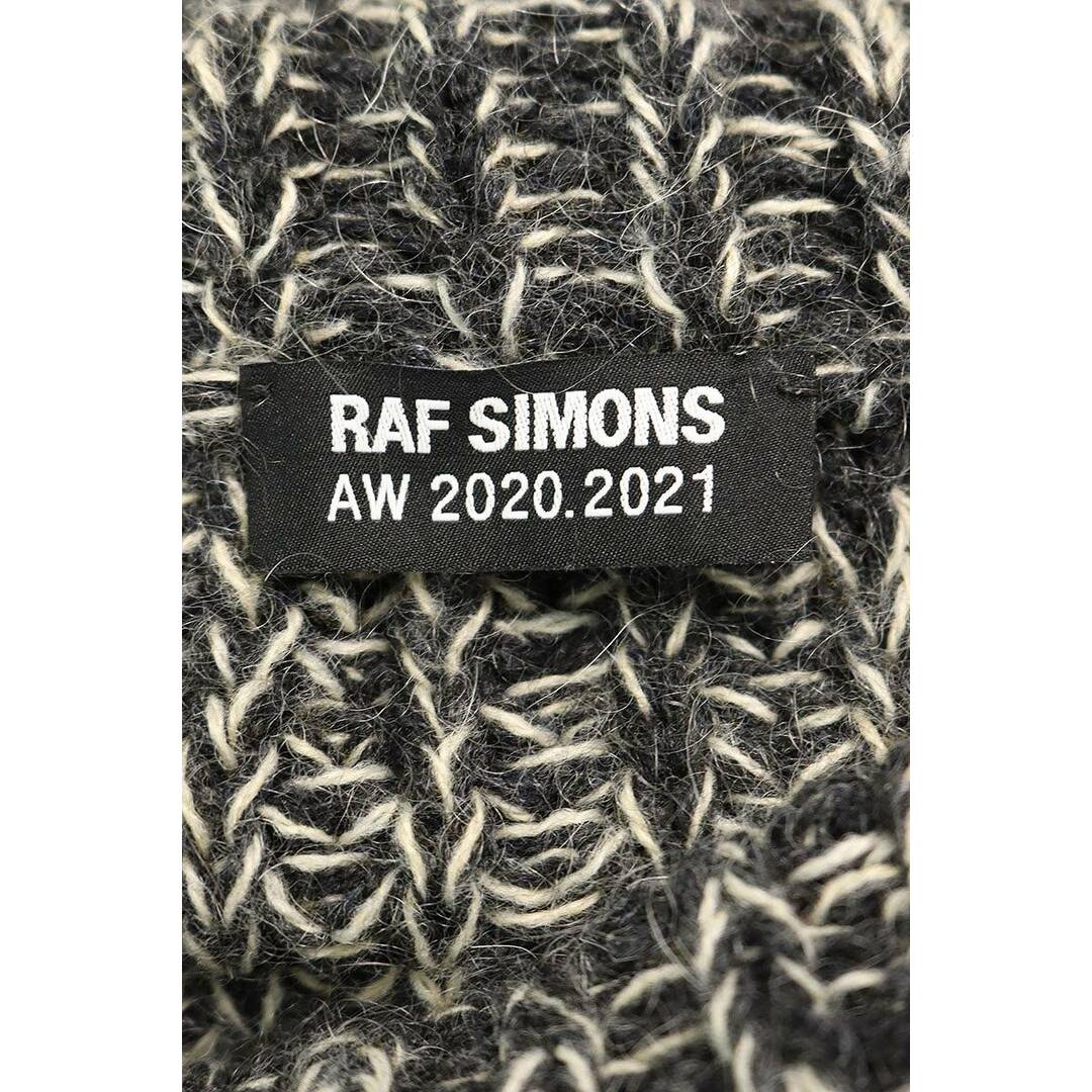 RAF SIMONS(ラフシモンズ)のラフシモンズ  OVERSIZED SWEATER WITH PATCHES オーバーサイズパッチデザインニット メンズ L メンズのトップス(ニット/セーター)の商品写真