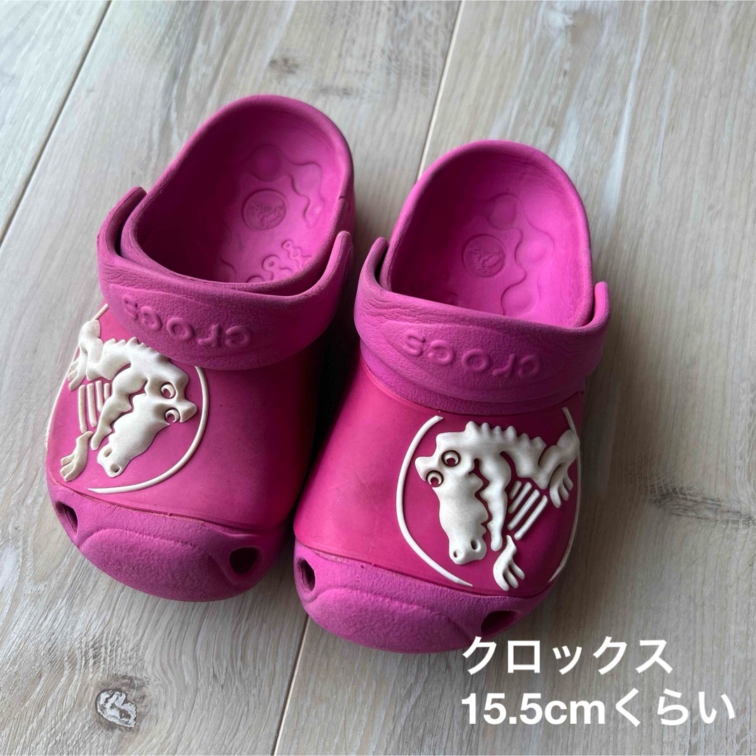 crocs(クロックス)のクロックス サンダル 15.5くらい キッズ/ベビー/マタニティのキッズ靴/シューズ(15cm~)(サンダル)の商品写真