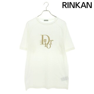 ディオール(Dior)のディオール ×ERL ERL  23SS  313J647A0817 スラブコットンジャージーロゴ刺繍Tシャツ メンズ XS(Tシャツ/カットソー(半袖/袖なし))