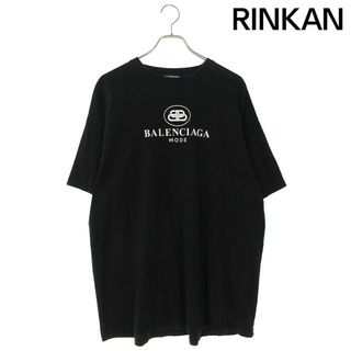 バレンシアガ  570803 TFV76 BBロゴプリントTシャツ メンズ L