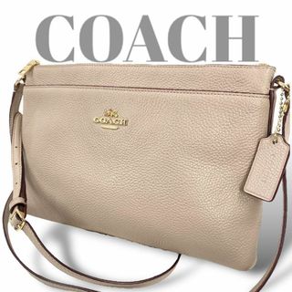 コーチ(COACH)のコーチ　ショルダーバッグ　シボレザー　クロスボディ　ロゴ金具(ショルダーバッグ)