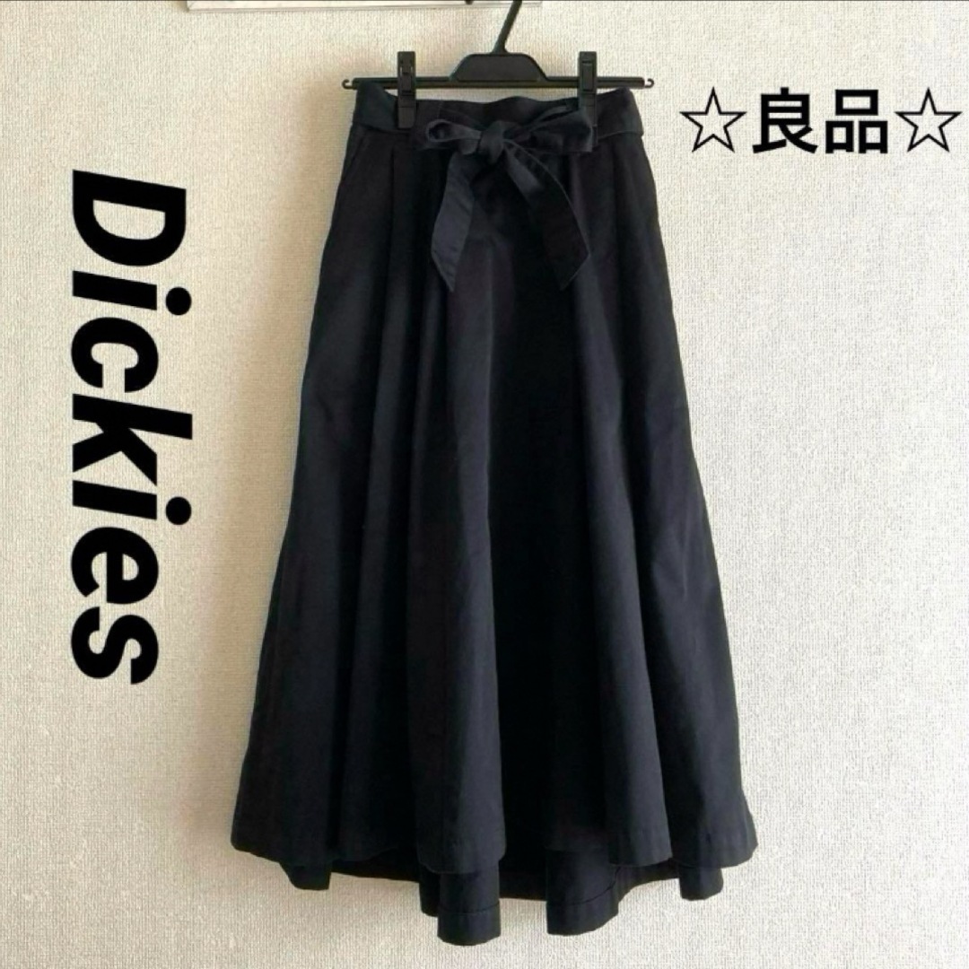 Dickies(ディッキーズ)の☆良品☆Dickies  チノスカート　ロングスカート　黒 レディースのスカート(ロングスカート)の商品写真