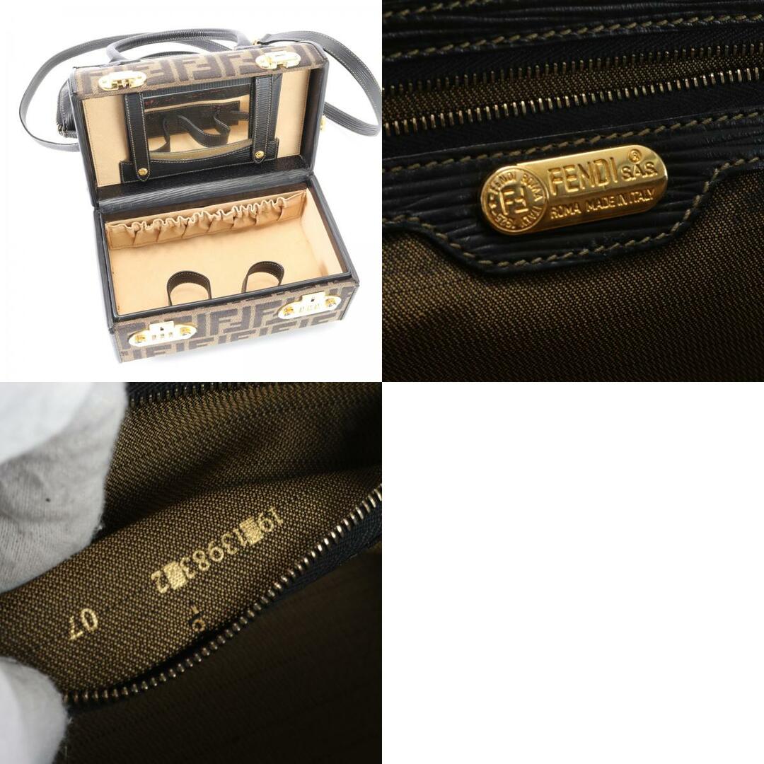 FENDI(フェンディ)の新品同様 ヴィンテージ フェンディ ズッカ レザー 2WAY ショルダーバッグ 斜め掛け ハンド トート レディース YYM T19-10 レディースのバッグ(ショルダーバッグ)の商品写真