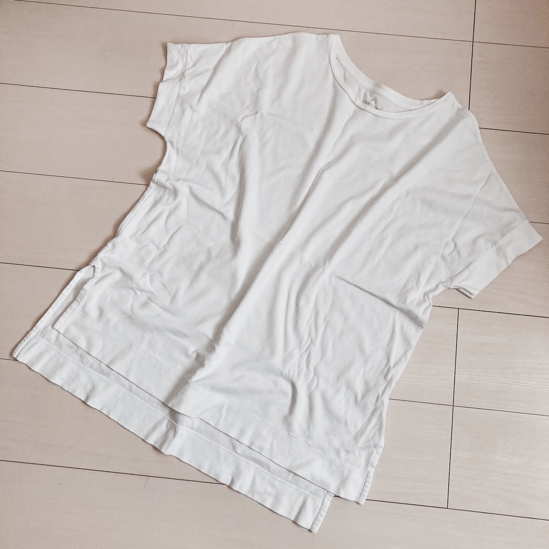 MUJI (無印良品)(ムジルシリョウヒン)の無印良品　無印　トップス　カットソー　Tシャツ レディースのトップス(Tシャツ(半袖/袖なし))の商品写真