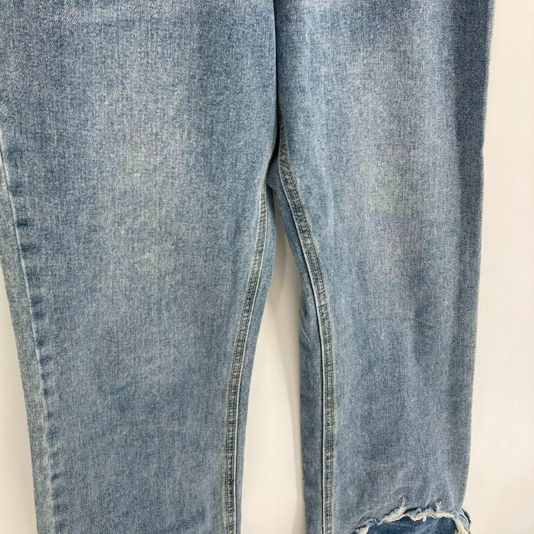 （美品）B’the du jeans  Lサイズ　デニム　ジーンズ　ダメージ レディースのパンツ(デニム/ジーンズ)の商品写真