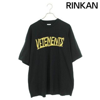 ヴェトモン(VETEMENTS)のヴェトモン  UE52TR270G ワールドツアープリントオーバーサイズTシャツ メンズ XS(Tシャツ/カットソー(半袖/袖なし))