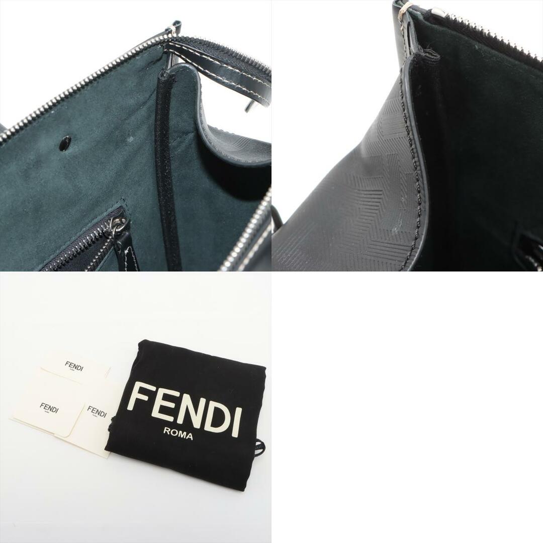 FENDI(フェンディ)の新品同様 フェンディ ズッカ ソフトトランク 7VA571 レザー 2WAY ショルダーバッグ 斜め掛け メッセンジャー メンズ EEM U45-4 メンズのバッグ(ショルダーバッグ)の商品写真