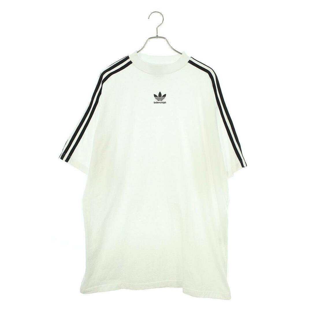 Balenciaga(バレンシアガ)のバレンシアガ ×アディダス adidas  23SS  739101 TNVA6 ロゴプリントスリーラインTシャツ メンズ 3 メンズのトップス(Tシャツ/カットソー(半袖/袖なし))の商品写真