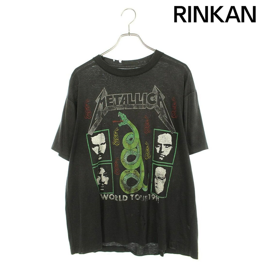 ヴィンテージ VINTAGE  90s  METALLICA/メタリカ WORLD TOUR 1991Tシャツ メンズ メンズのトップス(Tシャツ/カットソー(半袖/袖なし))の商品写真