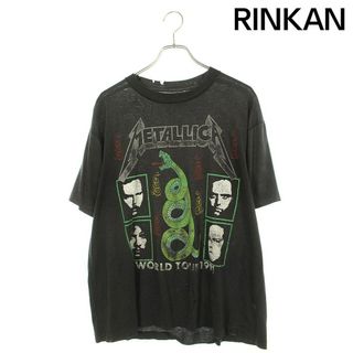 ヴィンテージ VINTAGE  90s  METALLICA/メタリカ WORLD TOUR 1991Tシャツ メンズ(Tシャツ/カットソー(半袖/袖なし))