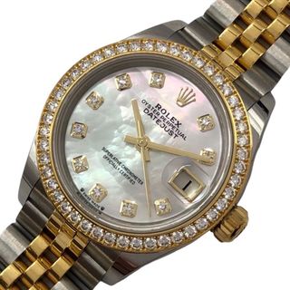 ロレックス(ROLEX)の　ロレックス ROLEX デイトジャスト28 279383RBR K18/SS 自動巻き レディース 腕時計(腕時計)