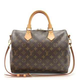 ルイヴィトン(LOUIS VUITTON)の美品 ルイヴィトン モノグラム スピーディ バンドリエール 30 M40391 2WAY ハンドバッグ ショルダー レザー レディース EFE X6-2(ハンドバッグ)