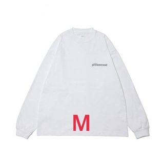 ワンエルディーケーセレクト(1LDK SELECT)のplllllleeeasse long sleeve tee (WHITE)(Tシャツ(長袖/七分))