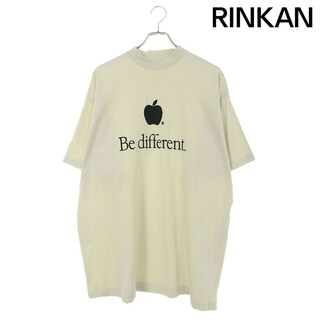バレンシアガ(Balenciaga)のバレンシアガ  22AW  712398 TNVB3 Be different刺繍Tシャツ メンズ 1(Tシャツ/カットソー(半袖/袖なし))