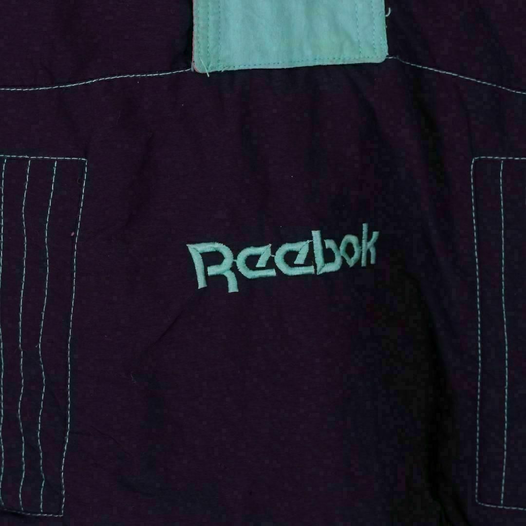 Reebok(リーボック)の【希少】リーボック 90s ナイロンジャケット プルオーバー 刺繍 ハーフジップ メンズのジャケット/アウター(ナイロンジャケット)の商品写真