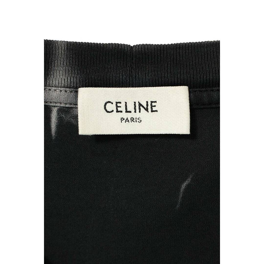 celine(セリーヌ)のセリーヌバイエディスリマン  21AW  2X820643O タイダイロゴプリントルーズフィットTシャツ メンズ M メンズのトップス(Tシャツ/カットソー(半袖/袖なし))の商品写真