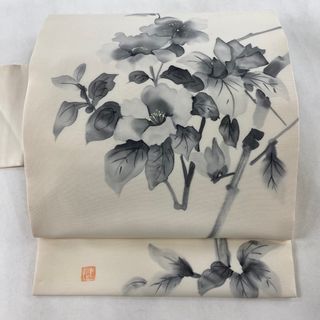 名古屋帯 秀品 正絹 【中古】(帯)