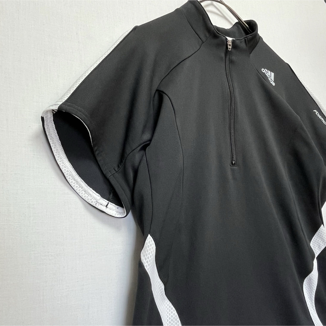 adidas(アディダス)のadidas トレーニングウェア ランニング 万国旗タグ ハーフジップ スポーツ メンズのトップス(Tシャツ/カットソー(半袖/袖なし))の商品写真