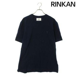 アミ(ami)のアミアレクサンドルマテュッシ  UTS022.726 ハートロゴ刺繍Tシャツ メンズ XXL(Tシャツ/カットソー(半袖/袖なし))