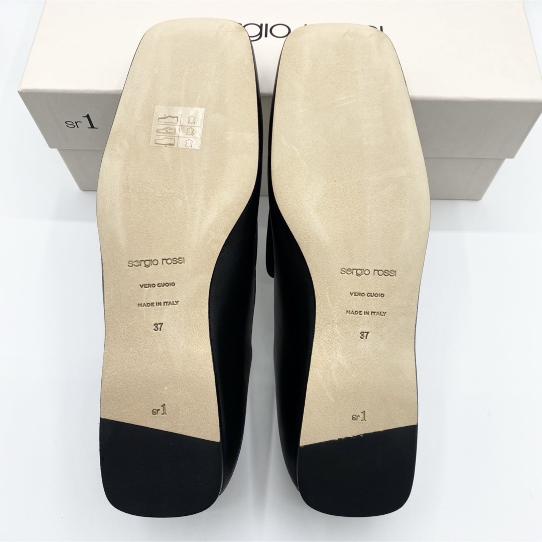 Sergio Rossi(セルジオロッシ)の新品未使用！送料込み★Sergio Rossi★Nappa Slippers レディースの靴/シューズ(ローファー/革靴)の商品写真