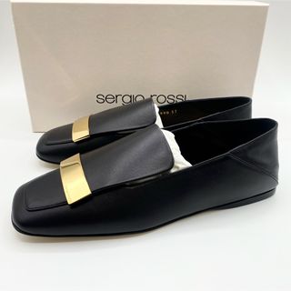 セルジオロッシ(Sergio Rossi)の新品未使用！送料込み★Sergio Rossi★Nappa Slippers(ローファー/革靴)