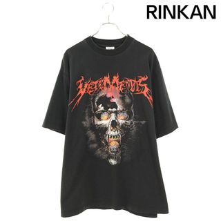 ヴェトモン(VETEMENTS)のヴェトモン  17AW  OVERSIZED HEAVY METAL PRINT TEE MAH18TR34 オーバーサイズヘビーメタルスカルプリントTシャツ メンズ XS(Tシャツ/カットソー(半袖/袖なし))