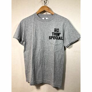 800551● ナッシンスペシャル ポケット Tシャツ S グレー NOTHIN(Tシャツ/カットソー(半袖/袖なし))