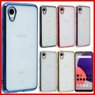 【サイズ:GalaxyA225G_色:ブルー】Galaxy A22 5G ケース(その他)