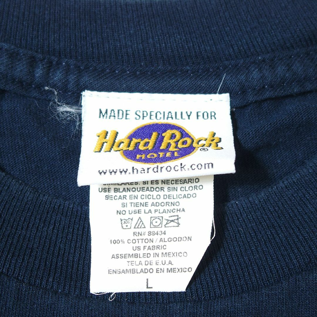 Hard Rock CAFE(ハードロックカフェ)のハードロックカフェ Tシャツ Hard Rcok HOTEL 古着 Lサイズ メンズのトップス(Tシャツ/カットソー(半袖/袖なし))の商品写真