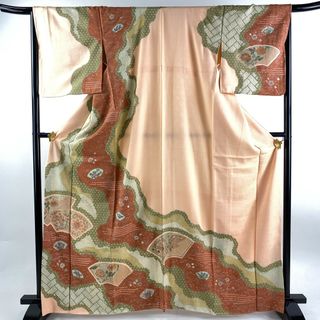 訪問着 身丈165cm 裄丈67cm 正絹 美品 名品 【中古】(着物)