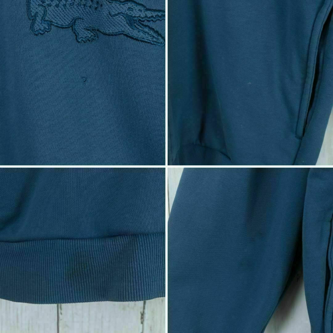 LACOSTE(ラコステ)の【希少】ラコステ パーカー スウェット フルジップ XL 入手困難 刺繍ロゴ メンズのトップス(パーカー)の商品写真