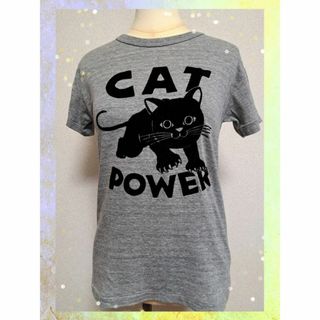 ビームスティー(BEAMS T)のCAT POWER キャットパワー 猫 半袖 Tシャツ 美品 BEAMS T(Tシャツ(半袖/袖なし))