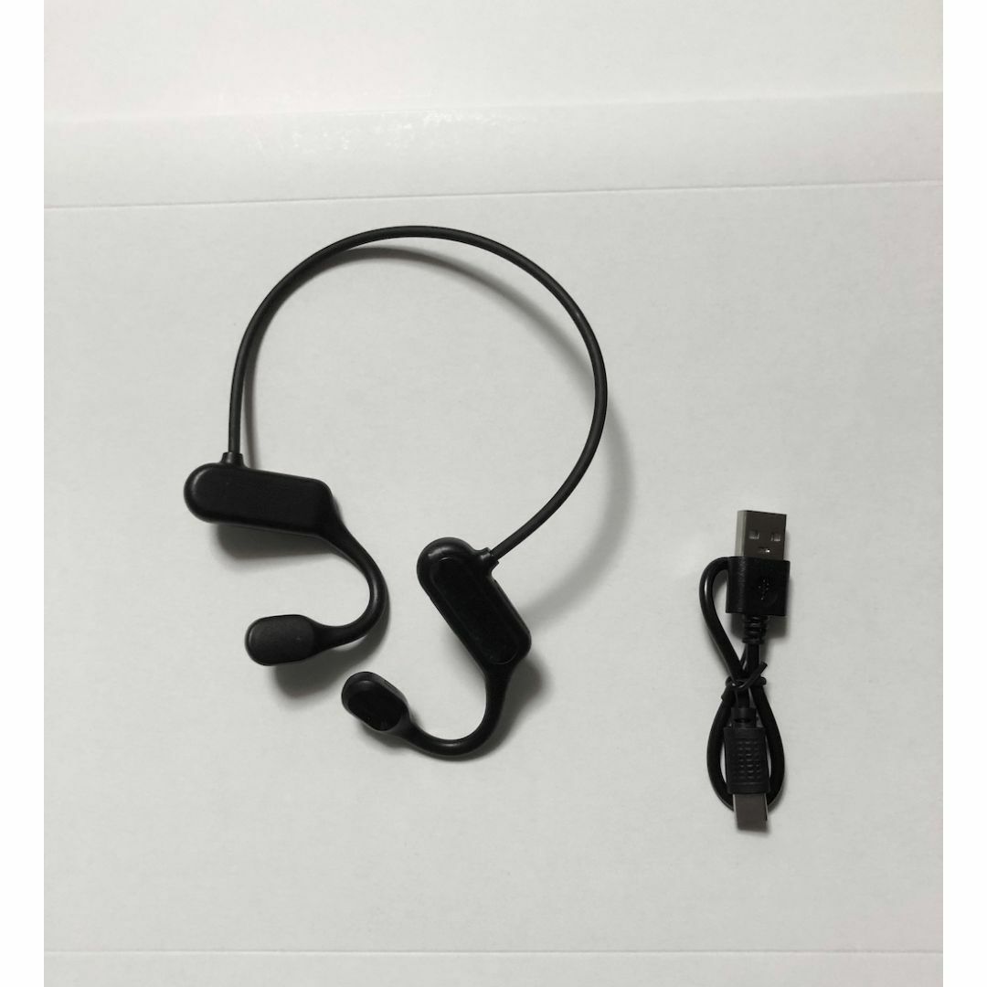 骨伝導イヤホン BL Bluetooth5.2 ワイヤレスイヤホン 通話 sk スマホ/家電/カメラのオーディオ機器(ヘッドフォン/イヤフォン)の商品写真