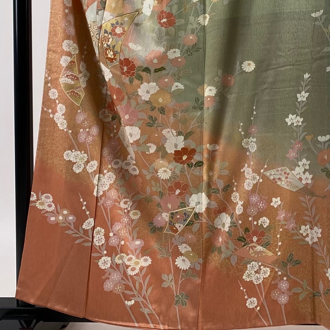 訪問着 身丈160.5cm 裄丈65cm 正絹 美品 名品 【中古】 レディースの水着/浴衣(着物)の商品写真