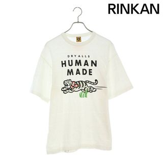 ヒューマンメイド(HUMAN MADE)のヒューマンメイド ホワイトタイガープリントTシャツ メンズ L(Tシャツ/カットソー(半袖/袖なし))