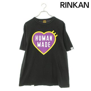 ヒューマンメイド(HUMAN MADE)のヒューマンメイド ハートロゴプリントTシャツ メンズ L(Tシャツ/カットソー(半袖/袖なし))