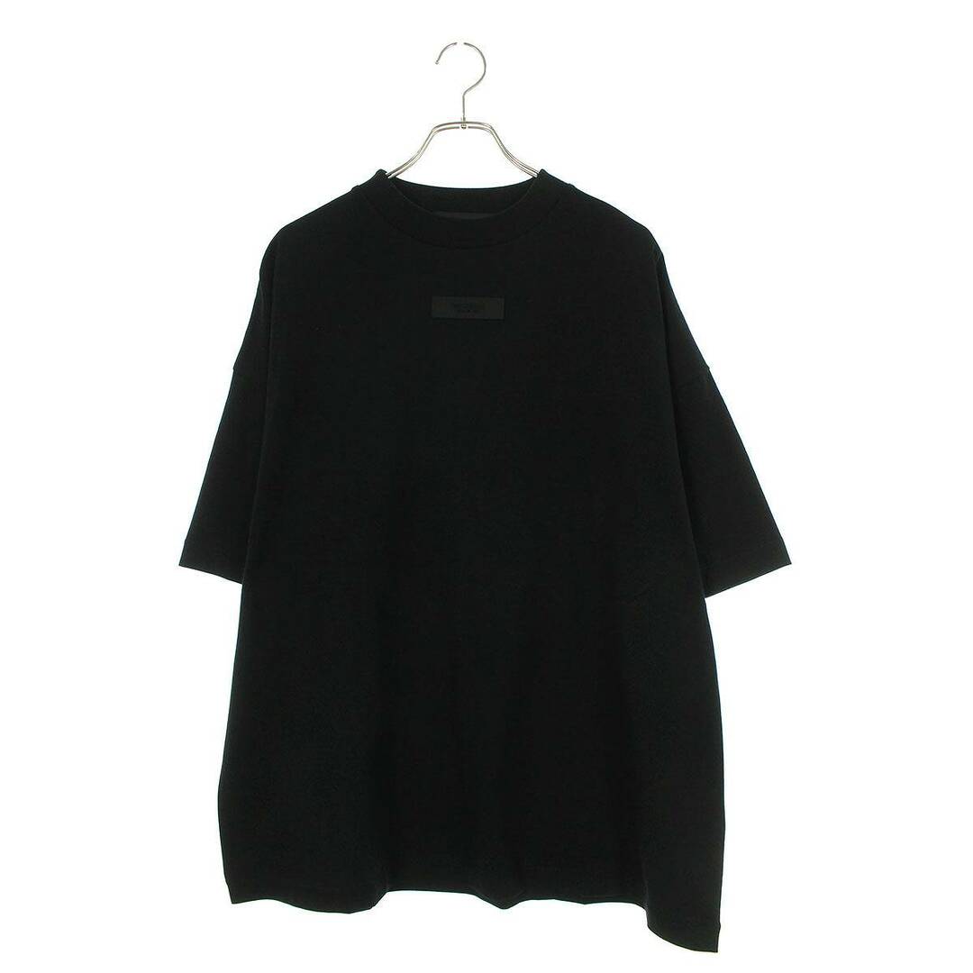 FEAR OF GOD(フィアオブゴッド)のフォグ  ESSENTIALS SS TEE Jet Black フロントラバーロゴTシャツ メンズ L メンズのトップス(Tシャツ/カットソー(半袖/袖なし))の商品写真