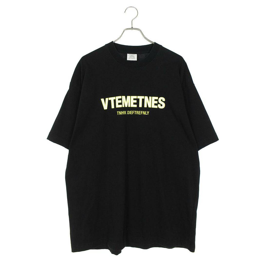 VETEMENTS(ヴェトモン)のヴェトモン  UE52TR170B VTEMETNESプリントTシャツ メンズ S メンズのトップス(Tシャツ/カットソー(半袖/袖なし))の商品写真