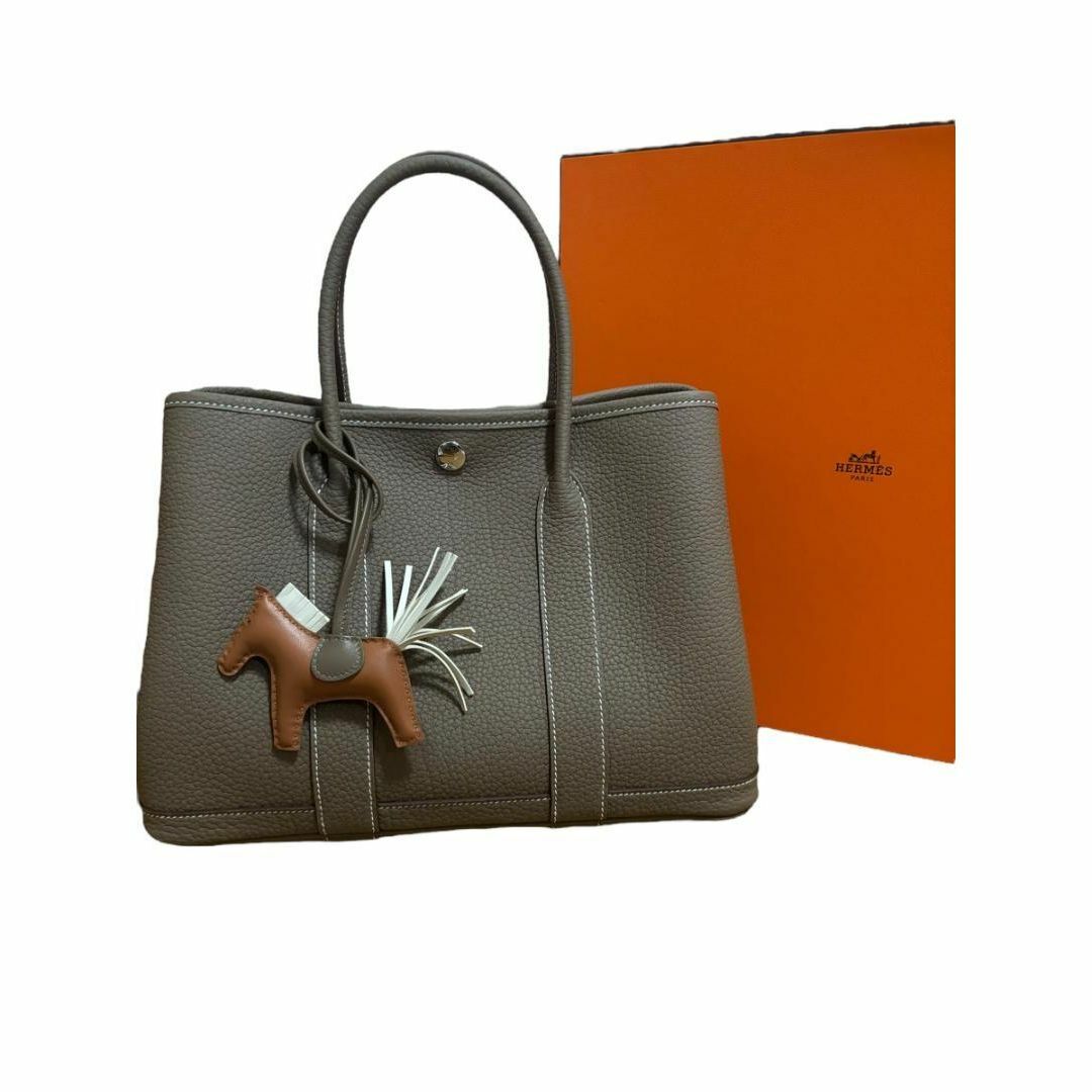 Hermes(エルメス)の新品★HERMES エルメス ガーデンパーティ30 ネゴンダ エトゥープ W刻印 レディースのバッグ(トートバッグ)の商品写真