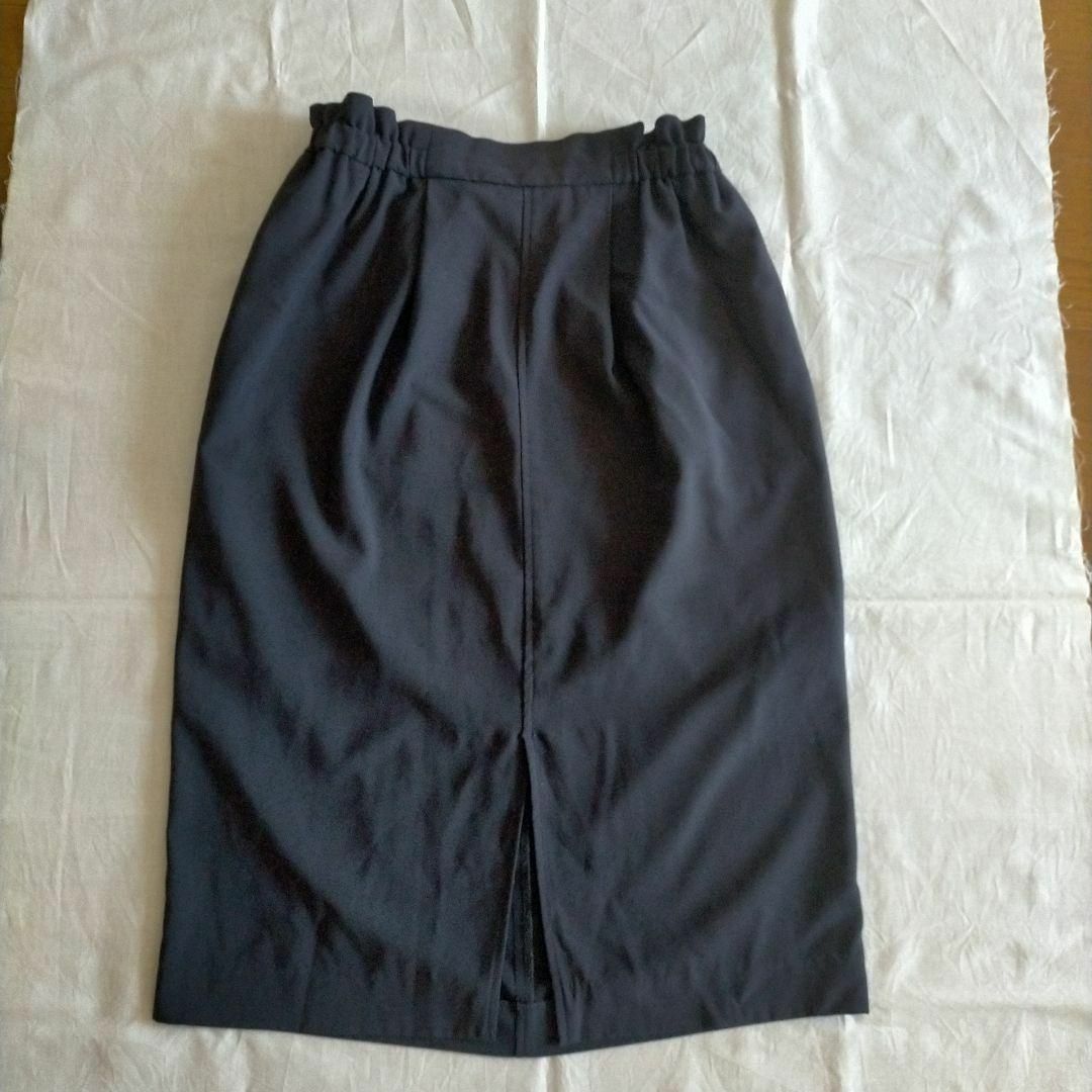 Rope' Picnic(ロペピクニック)のロペピクニック　タイトスカート　ネイビー　ウエストゴム　M レディースのスカート(ひざ丈スカート)の商品写真