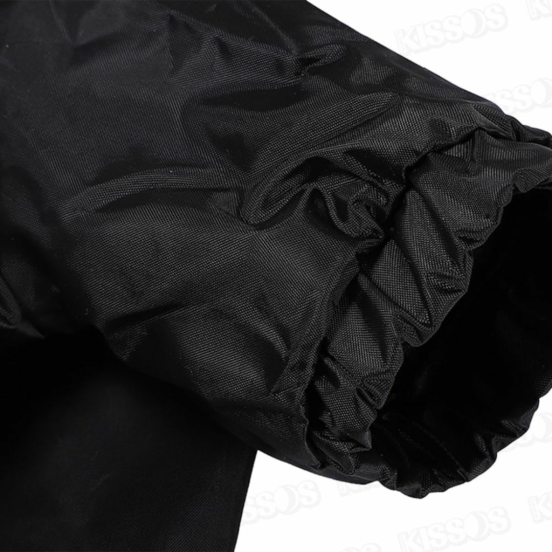 【色: ブラック】ペット用 レインコート フード付き 雨除け カッパ 犬用 雨具 その他のその他(その他)の商品写真