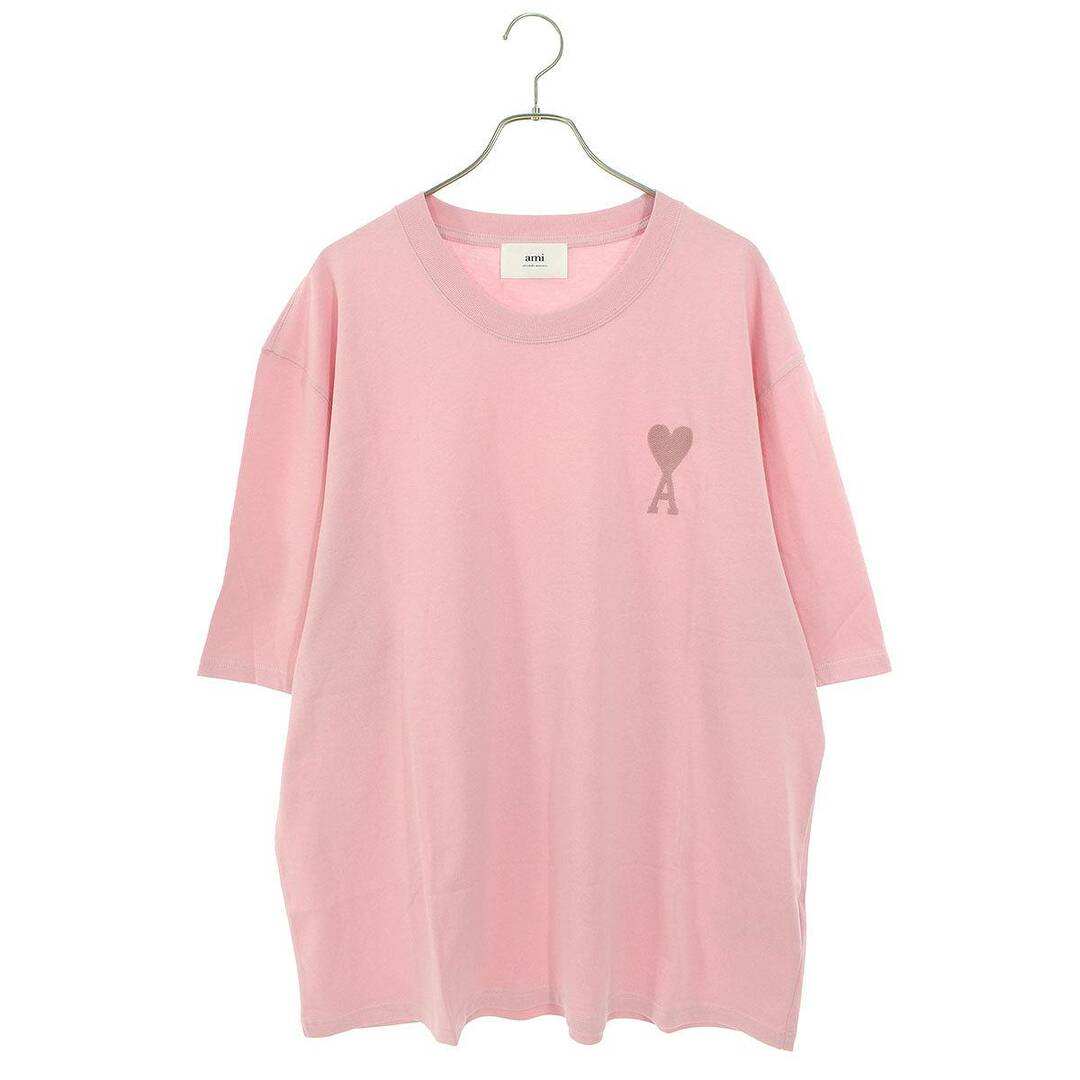 ami(アミ)のアミアレクサンドルマテュッシ  E22UTS002.726 ハートロゴ刺繍Tシャツ メンズ XXL メンズのトップス(Tシャツ/カットソー(半袖/袖なし))の商品写真