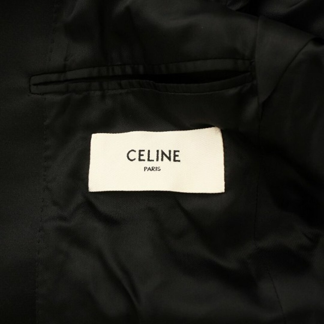 celine(セリーヌ)のCELINE タキシード ショートジャケット グランドプードル 44 S 黒 メンズのスーツ(スーツジャケット)の商品写真