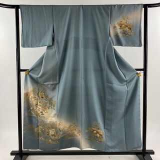 訪問着 身丈155.5cm 裄丈62.5cm 正絹 秀品 【中古】(着物)