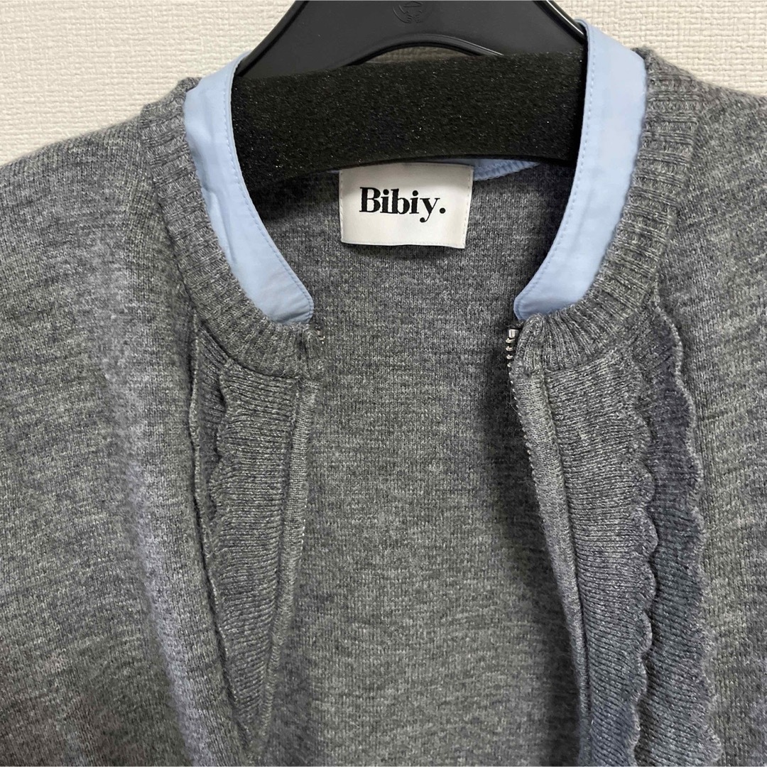 bibiy⋆SUSIE SHIRT KNIT GRAY レディースのトップス(ニット/セーター)の商品写真