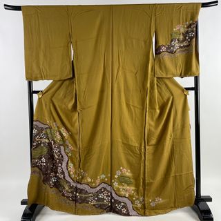 訪問着 身丈167cm 裄丈69.5cm 正絹 美品 名品 【中古】(着物)