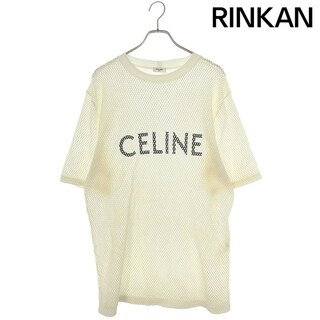セリーヌ(celine)のセリーヌバイエディスリマン  22SS  2X59A950P ロゴプリントメッシュTシャツ メンズ XS(Tシャツ/カットソー(半袖/袖なし))